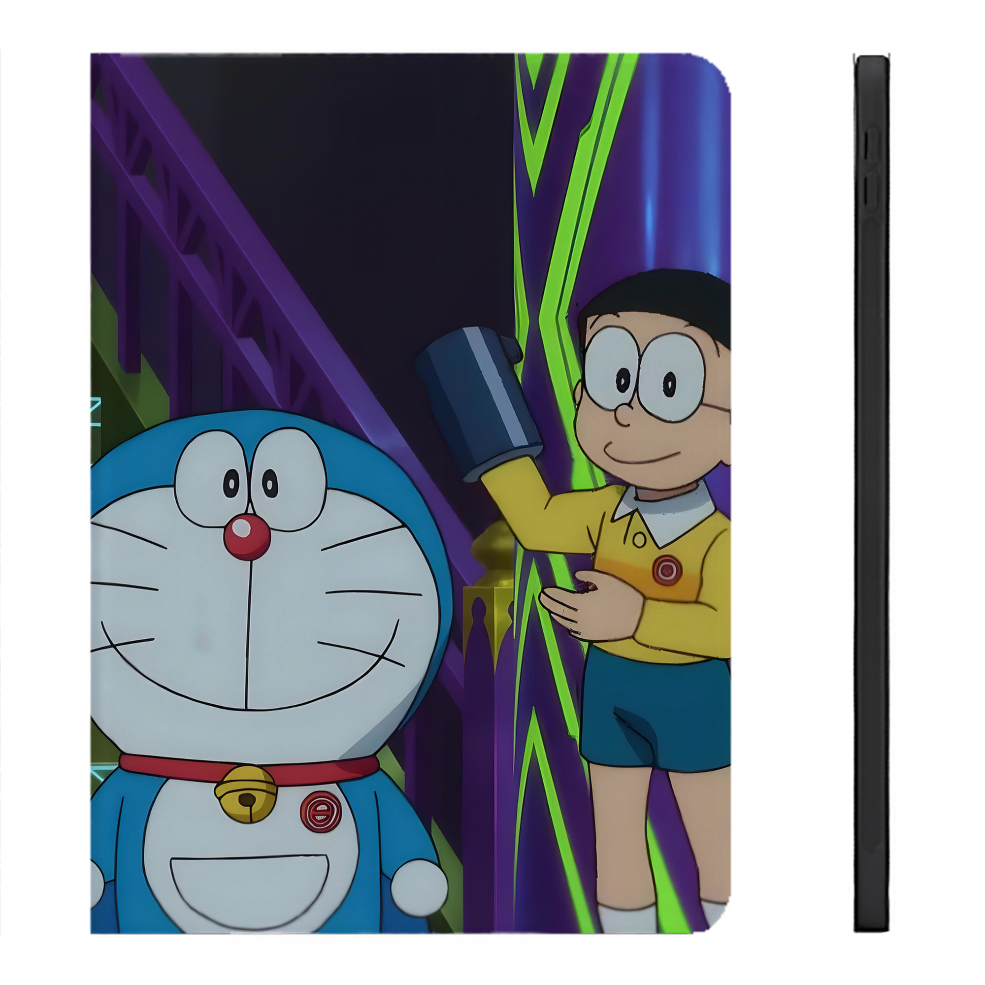 （画像用） ドラえもん Doraemon IPadケース ペンホルダー付き ブックスタイルデザイン